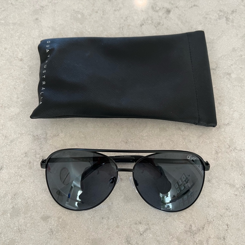 Quay Australia Black Sunglasses